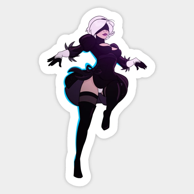 2b Sticker by charleighkat